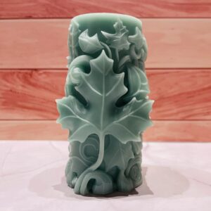 Leaf Pillar Bees Wax Candle