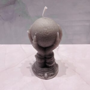 Witch Hand Holding a Crystal Ball Bees Wax Candle