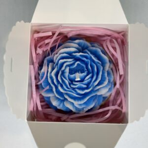 Gift Boxes-Peony Flower and 3 inch Wood slices Disc (Choose Your Color)