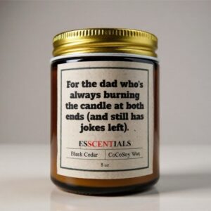 Humor Candle – Black Cedar