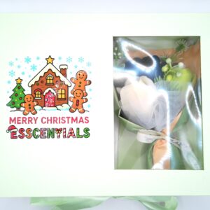 Soap Flower Aromatherapy Reed Difusser Gift Sets- Gardenia-Rose Flower