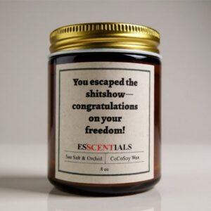 Humor Candle – Sea Salt & Orchid